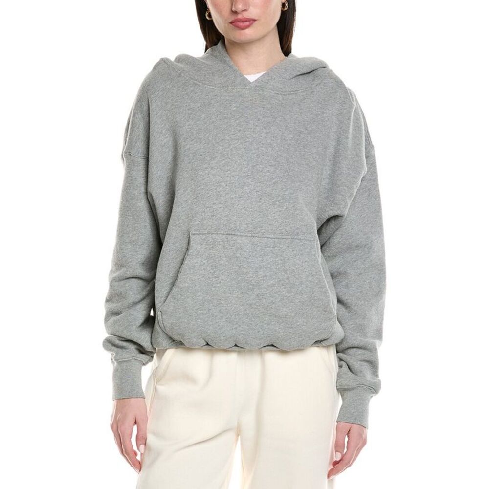 Knit Riot Womens  Anchor Hoodie, Grey